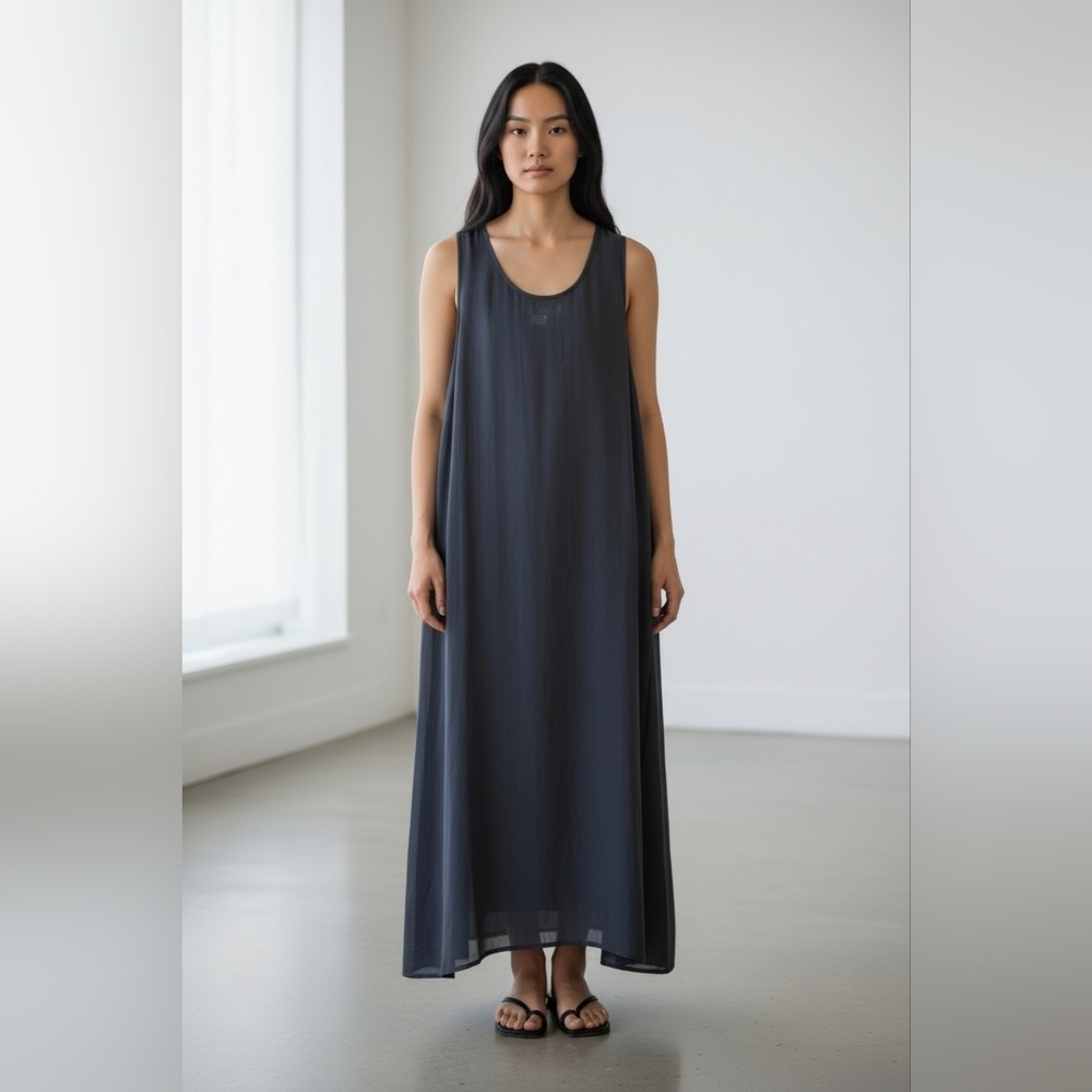 Vintage Samantha Taylor Size 6 Black Sleeveless Maxi Dress